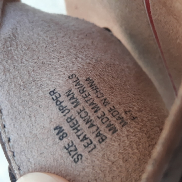 Klogs Size 8 Floral Beaded Brown Leather Faux Wooden Wedge Thong Clog Sandals - Picture 15 of 17